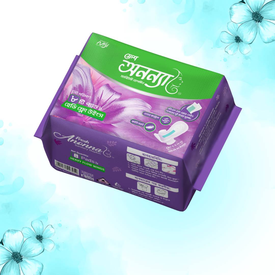 BOGO Offer: Fresh Anonna Heavy Flow Wings Sanitary Napkin 290 MM 8 pcs + 4 pcs thumbnail 2
